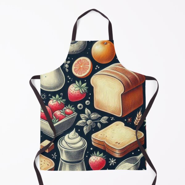 Item preview, Breakfast chalk pattern designed and sold by Vkinsify.