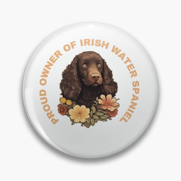 Item preview, Cute Flower Irish Water Spaniel Mom Dad Guardian Angel Best Friend Doggie Paw designed and sold by SMARTKIT  DESIGNAGENCY.