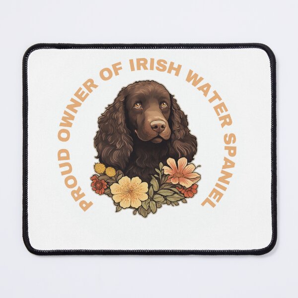 Item preview, Cute Flower Irish Water Spaniel Mom Dad Guardian Angel Best Friend Doggie Paw designed and sold by SMARTKIT DESIGNAGENCY.