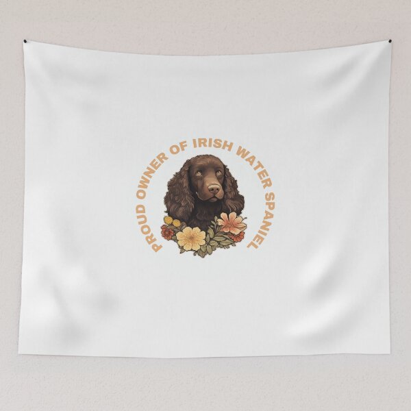 Item preview, Cute Flower Irish Water Spaniel Mom Dad Guardian Angel Best Friend Doggie Paw designed and sold by SMARTKIT  DESIGNAGENCY.