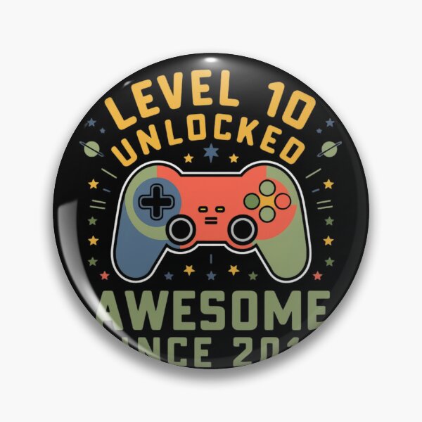 Item preview,  level 10 unlocked awesome since 2014 designed and sold by first-shirt ⭐ ⭐ ⭐ ⭐ ⭐.