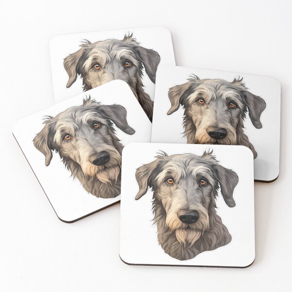 Item preview, Cute Irish Wolfhound Mom Dad Guardian Angel Best Friend Doggie Paw designed and sold by SMARTKIT  DESIGNAGENCY.