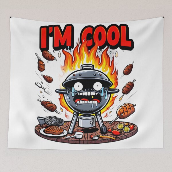 Item preview, Grill Gone Wild designed and sold by AI-Only Creations.