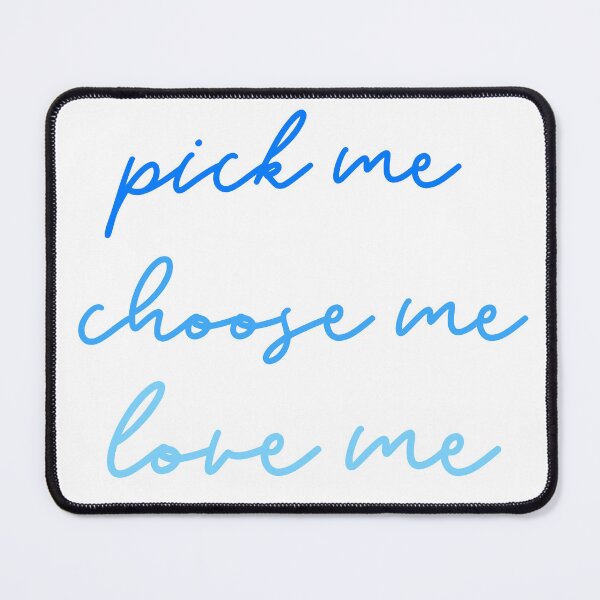 Item preview, Pick Me Choose Me Love Me designed and sold by ZenStitchMotifs.