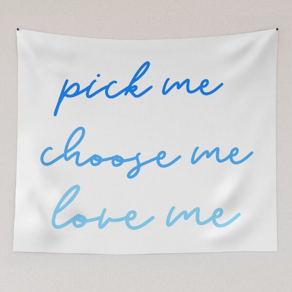 Item preview, Pick Me Choose Me Love Me designed and sold by ZenStitchMotifs.