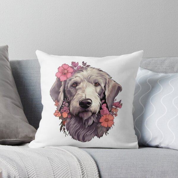 Item preview, Cute Flower Irish Wolfhound Mom Dad Guardian Angel Best Friend Doggie Paw designed and sold by SMARTKIT  DESIGNAGENCY.
