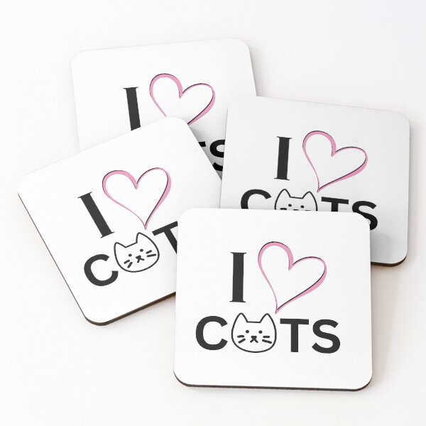 Item preview, I Love Cats | Kittens | Felines | Cat Lovers | Pets designed and sold by SunandShade.