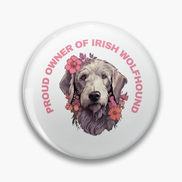 Item preview, Cute Flower Irish Wolfhound Mom Dad Guardian Angel Best Friend Doggie Paw designed and sold by SMARTKIT  DESIGNAGENCY.