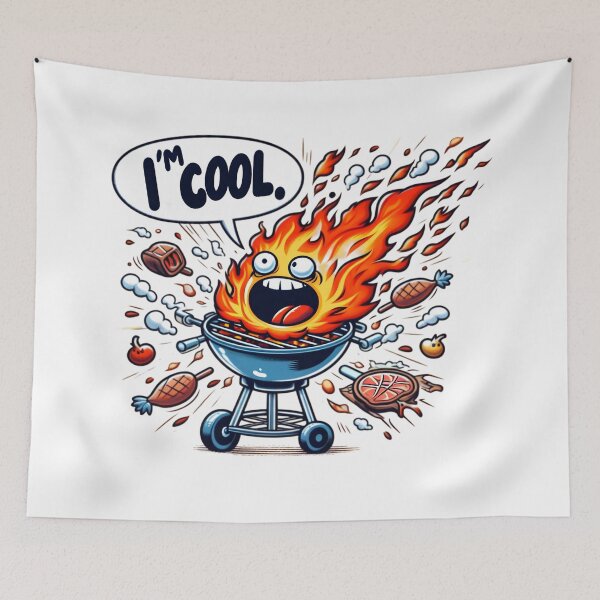 Item preview, Grillzilla Rampage designed and sold by AI-Only Creations.