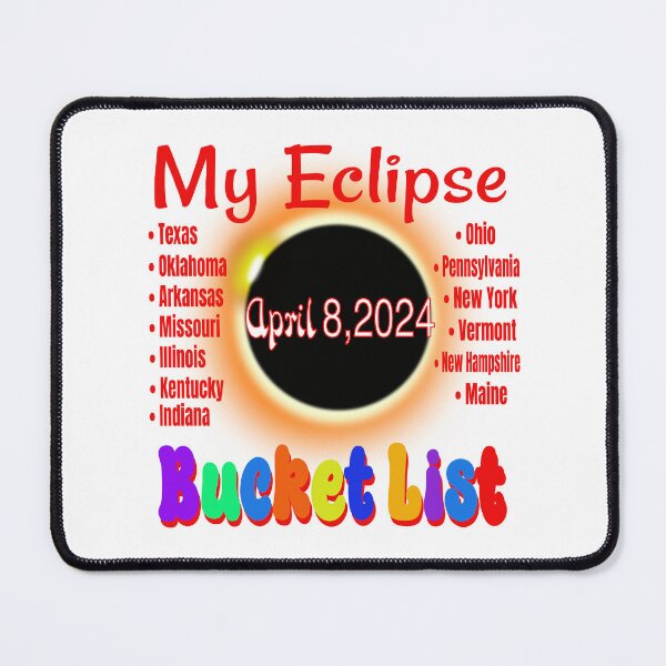 Item preview, April 8, 2024 Eclipse Bucket List designed and sold by TJHstudio.