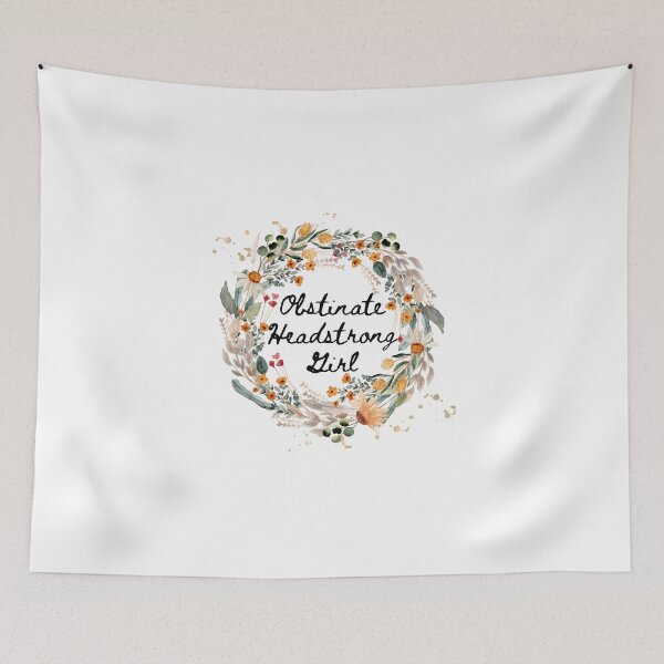 Item preview, Obstinate Headstrong Girl Jane Austen Quote  designed and sold by Sibling-Revelry.