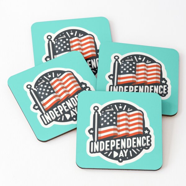 Item preview, USA July 4th, Independence Day symbols American flag designed and sold by JaroDesign2023.