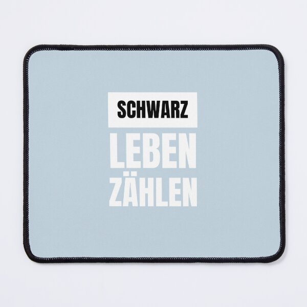 Item preview, Schwarze Leben zählen | Pastel Blue Background designed and sold by RM-Journey.