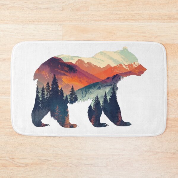 Item preview, Mountain Bear Design | T-shirt designed and sold by NicolasGlowArt.