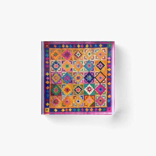 Item preview, Punjabi Phulkari inspired design designed and sold by CulturalVibes.