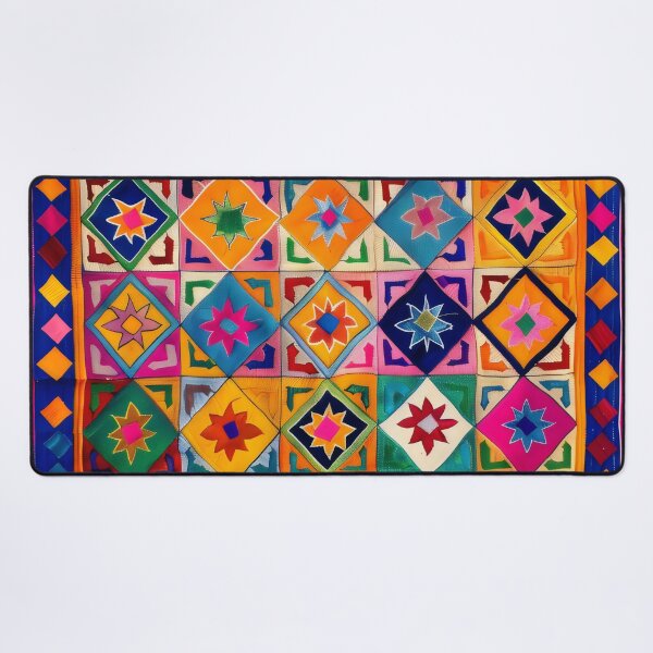Item preview, Punjabi Phulkari inspired design designed and sold by CulturalVibes.