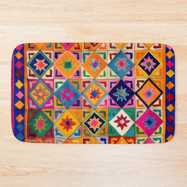 Item preview, Punjabi Phulkari inspired design designed and sold by CulturalVibes.