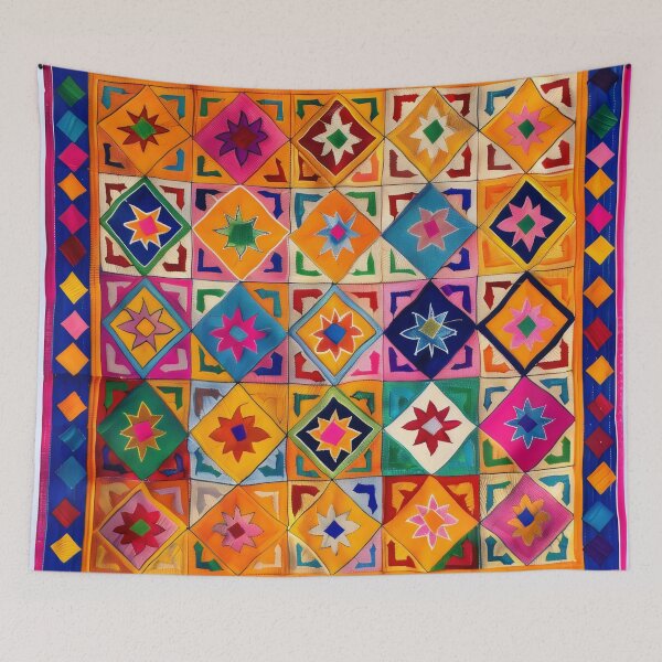 Item preview, Punjabi Phulkari inspired design designed and sold by CulturalVibes.