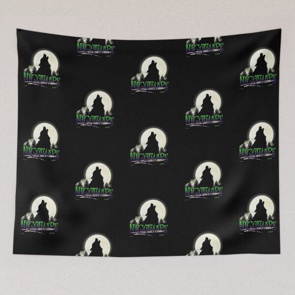 Item preview, Nightmare | Wolf Illustration | Black Background designed and sold by RM-Journey.