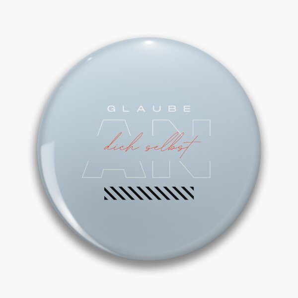 Item preview, Glaube an dich selbst | Pastel Blue Background designed and sold by RM-Journey.