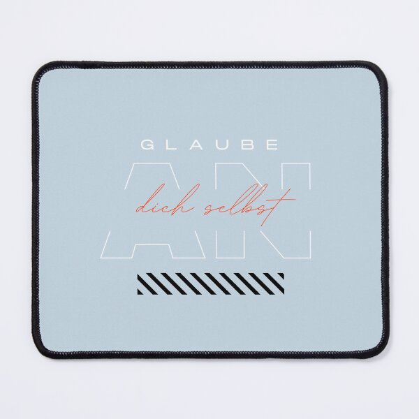 Item preview, Glaube an dich selbst | Pastel Blue Background designed and sold by RM-Journey.