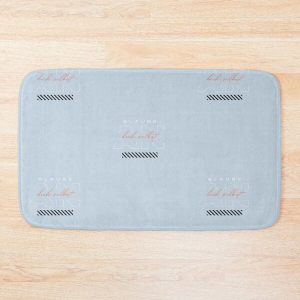 Item preview, Glaube an dich selbst | Pastel Blue Background designed and sold by RM-Journey.
