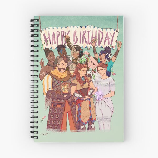 Item preview, Aloy’s Birthday Party designed and sold by Nerd-Artist.