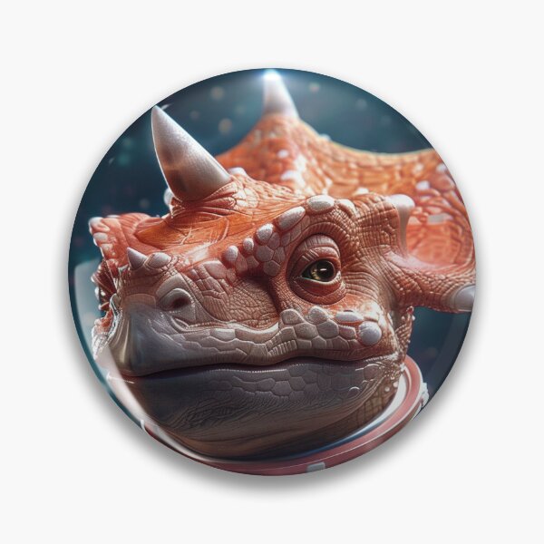Item preview, Cute Triceratops Astronaut Exploring Foreign Planet in Outer Space designed and sold by Mullet Monkey.