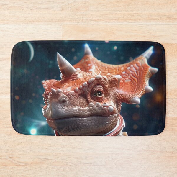Item preview, Cute Triceratops Astronaut Exploring Foreign Planet in Outer Space designed and sold by Mullet Monkey.