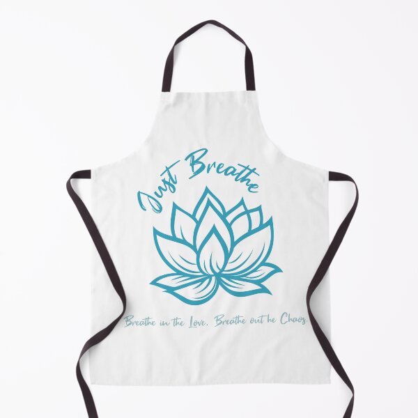 Item preview, Just Breathe Lotus, Breathe in the Love Breathe out the Chaos (blue) designed and sold by Pfienix.