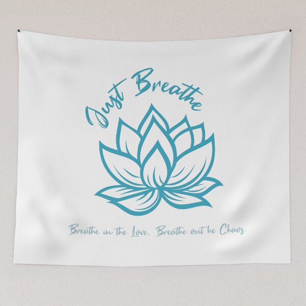 Item preview, Simplemente respira loto, respira el amor, exhala el caos (azul) designed and sold by Pfienix.