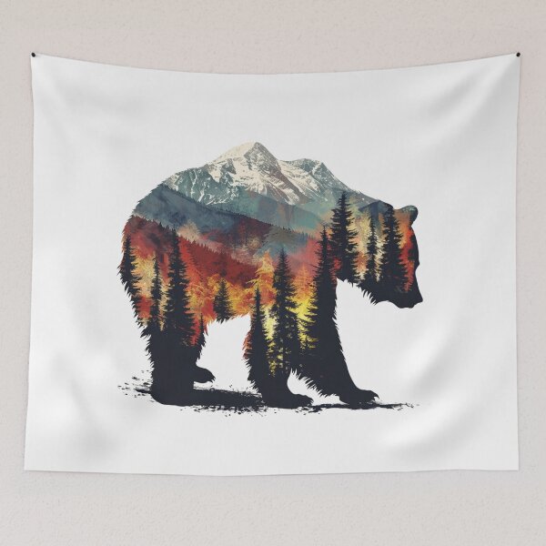 Item preview, Bear Adventure | T-Shirt designed and sold by NicolasGlowArt.