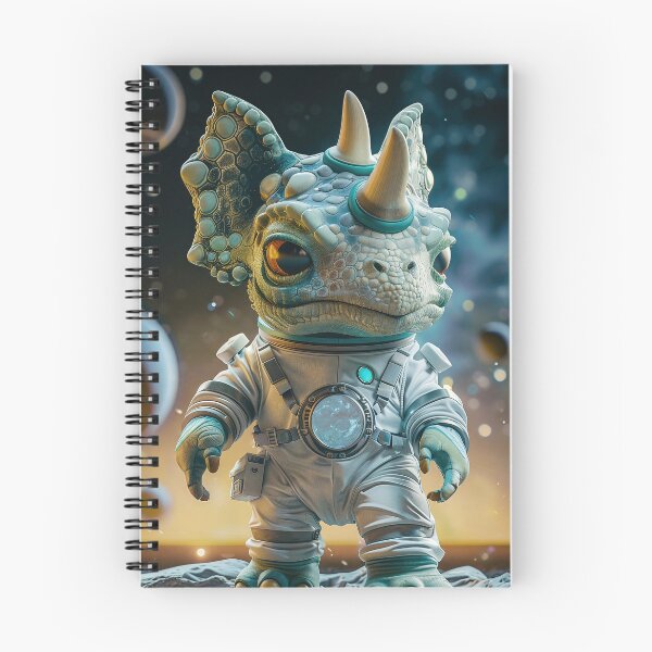 Item preview, Adorable Triceratops Astronaut Exploring Space on Foreign Planet designed and sold by Mullet Monkey.