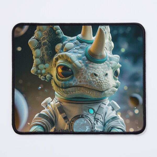 Item preview, Adorable Triceratops Astronaut Exploring Space on Foreign Planet designed and sold by Mullet Monkey.