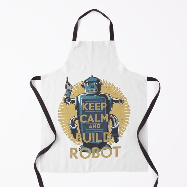 Item preview, Cool t-shirt for robotics lovers-'KEEP CALM AND BUILD A ROBOT !'. designed and sold by Gadget80.