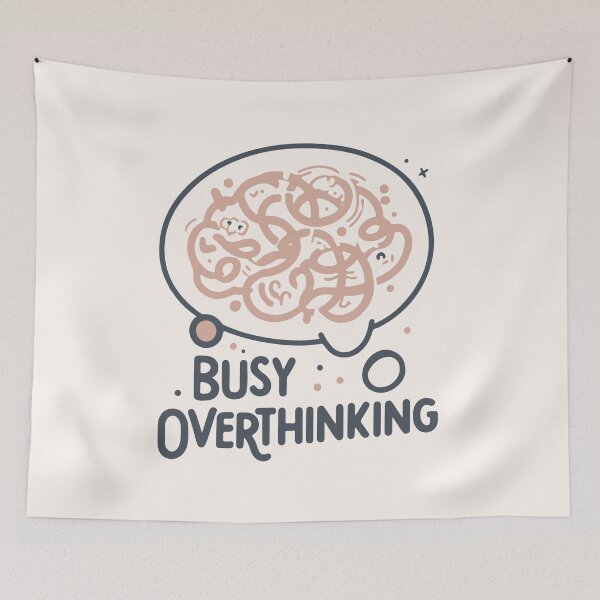 Item preview, Busy Overthinking designed and sold by thegirlyshoppe.