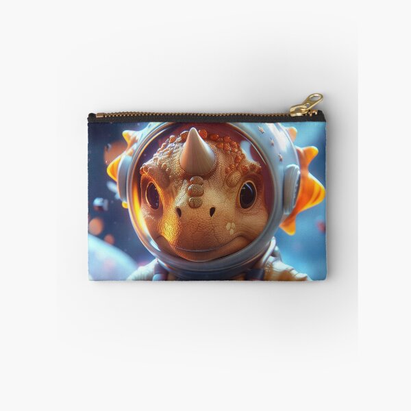 Item preview, Cute Little Triceratops Dinosaur Astronaut in Space Suit on Foreign Planet designed and sold by Mullet Monkey.