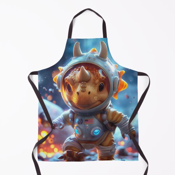 Item preview, Cute Little Triceratops Dinosaur Astronaut in Space Suit on Foreign Planet designed and sold by Mullet Monkey.