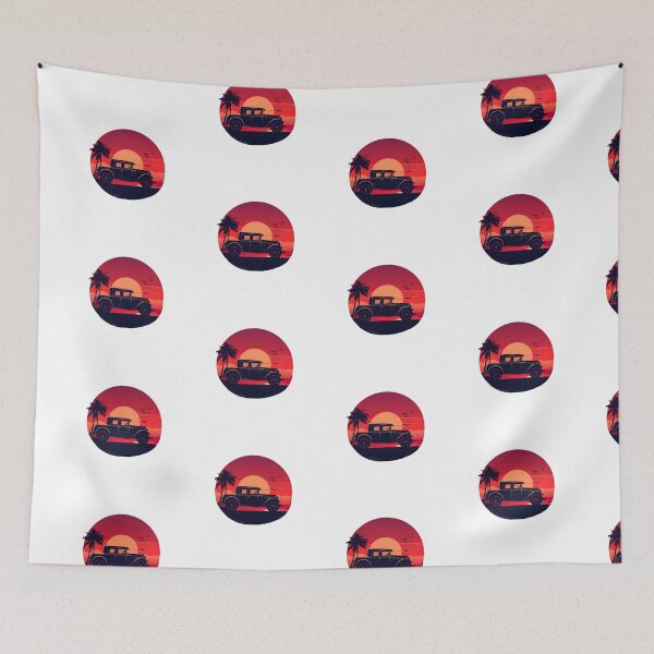 Item preview, Old Car With Sunset designed and sold by YIPPEE8.