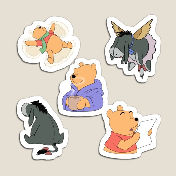 Item preview, Silly old bear and his donkey friend designed and sold by Dinglehopper Design.