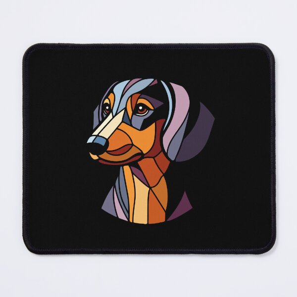 Item preview, Dachshund dog geometric art, pop art, Polygonal illustration designed and sold by CutOriginalArt.