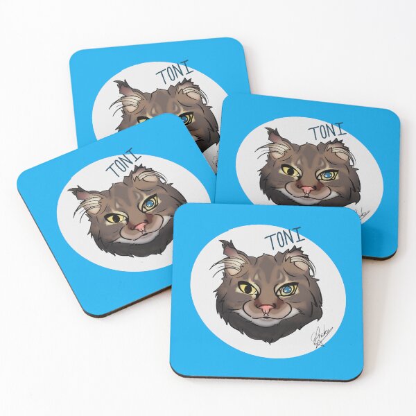 Item preview, Toni the cat designed and sold by Made-by-Anxiety.