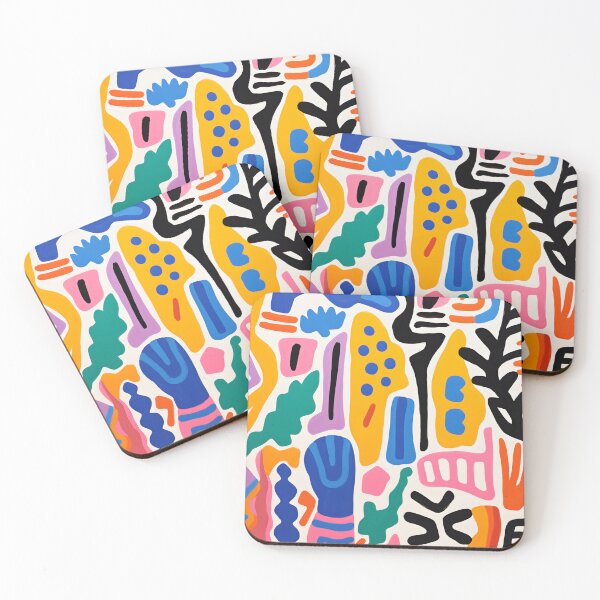 Item preview, Abstract Garden Colorful Boho designed and sold by trajeado14.