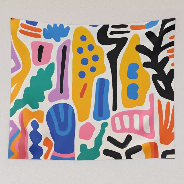 Item preview, Abstract Garden Colorful Boho designed and sold by trajeado14.