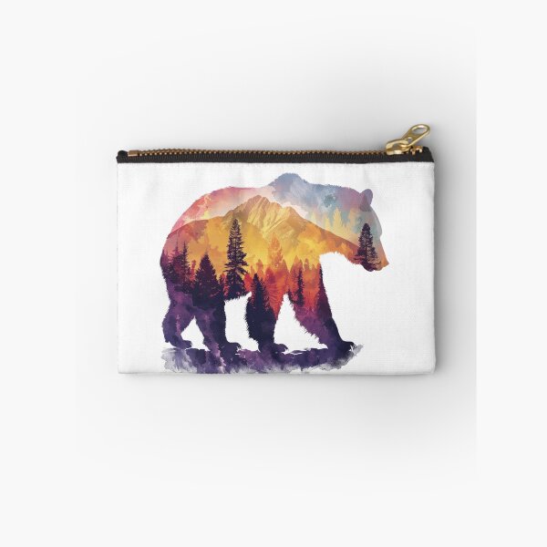 Item preview, Bear On Trail | T-Shirt designed and sold by NicolasGlowArt.