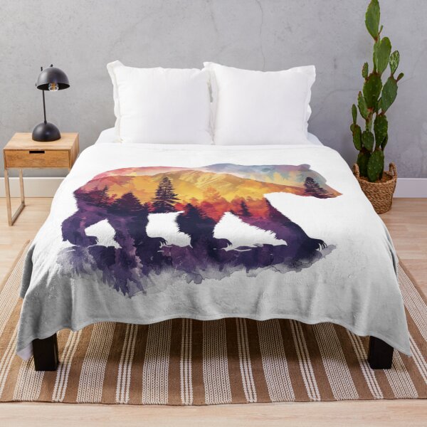 Item preview, Bear On Trail | T-Shirt designed and sold by NicolasGlowArt.