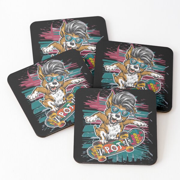 Item preview, crazy skater dog designed and sold by Ocdawa.
