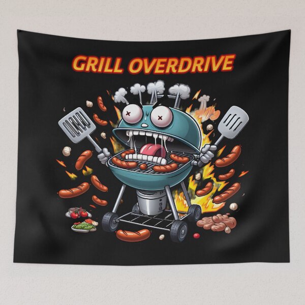 Item preview, Grill Overdrive designed and sold by AI-Only Creations.