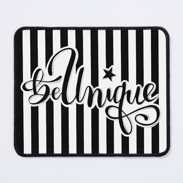 Item preview, Hand Lettered Be Unique with Lined Background designed and sold by Carleah Unique.