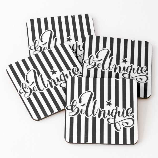 Item preview, Hand Lettered Be Unique with Lined Background designed and sold by Carleah Unique.